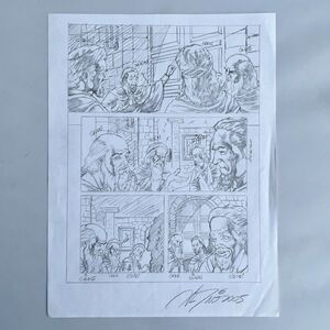 Dark Horse Comics Dungeon Siege Original Comic Art Prelim (4) 8.5x11 by Al Rio